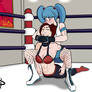 Emma toys with her Rival - Camel Clutch Art