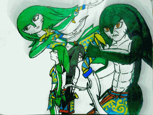 Arana and Kapru the Zora warriors