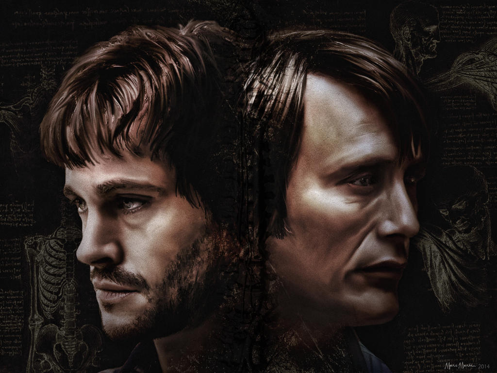 Will Graham and Hannibal Lecter - Nerve Endings by thecannibalfactory ...