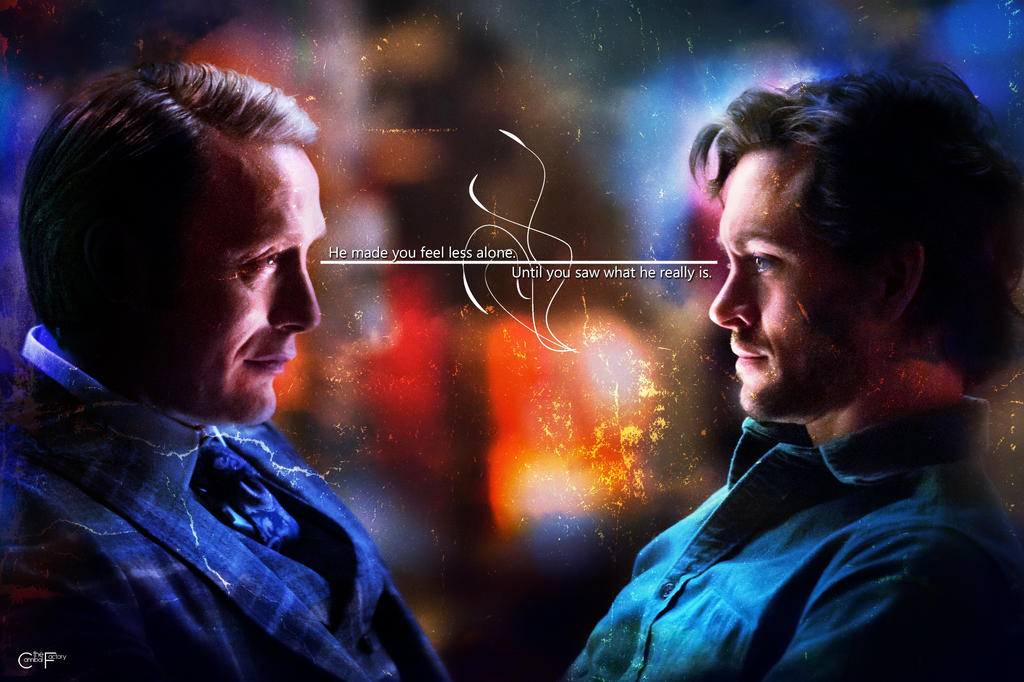 Hannibal and Will - Less Alone (wallpaper) by thecannibalfactory on  DeviantArt