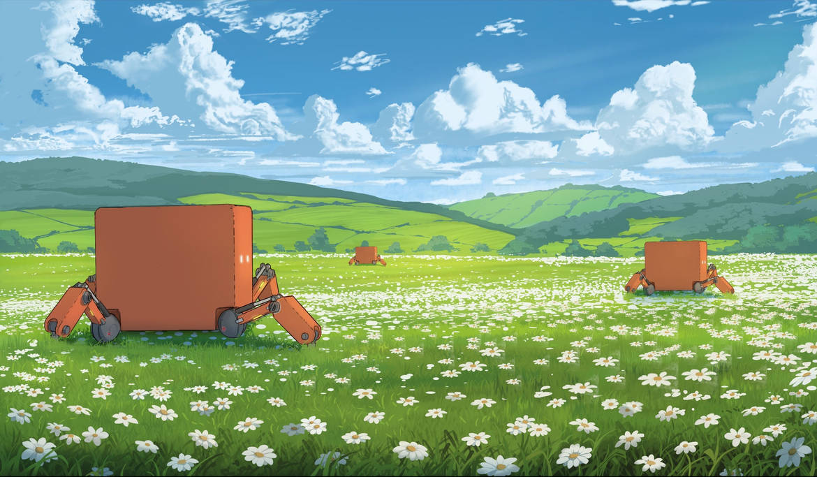 Walking Cubes by DoctorCocoBean on DeviantArt