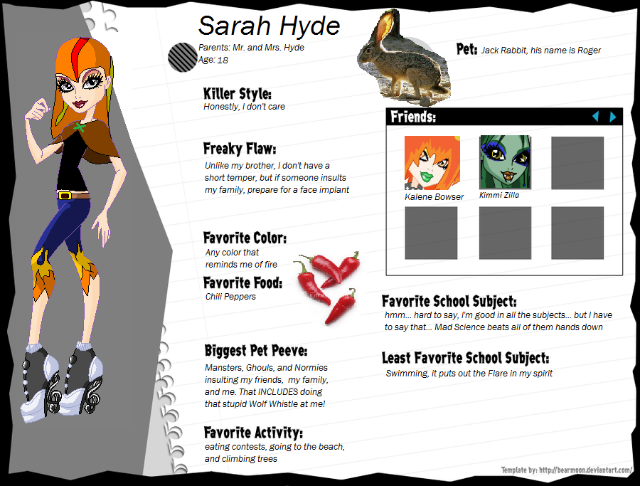 Sarah Hyde Sheet