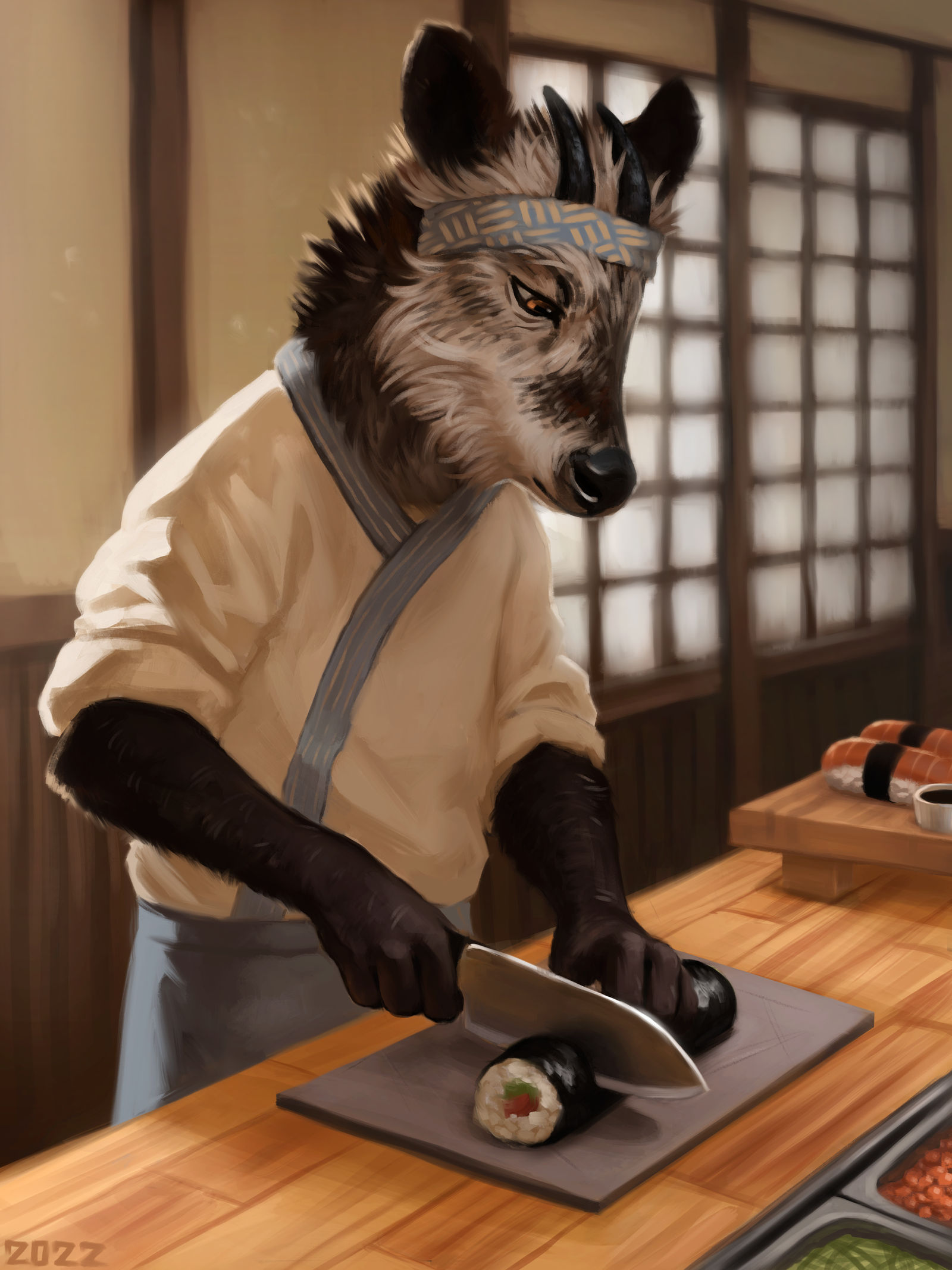 Sushi chef by AlexPahomov on DeviantArt