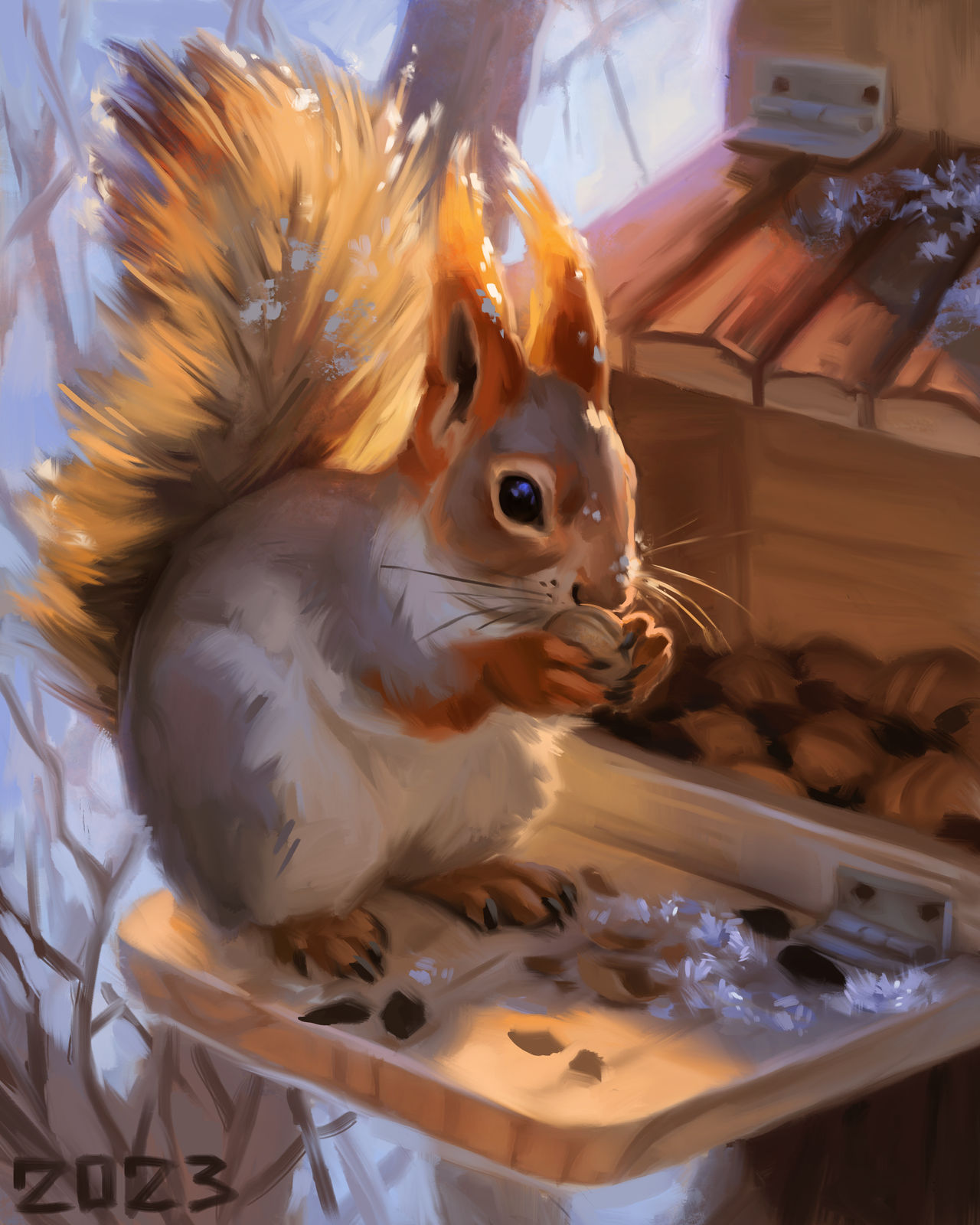 Squirrel Deviantart Squirrel lunch by AlexPahomov on DeviantArt