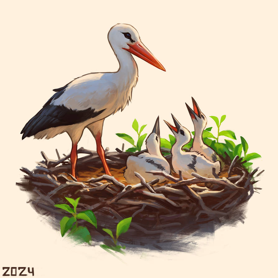 Stork Token #6436100 - e621