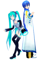 [MMD] Trouble Maker - Kaito x Miku WIP (?)