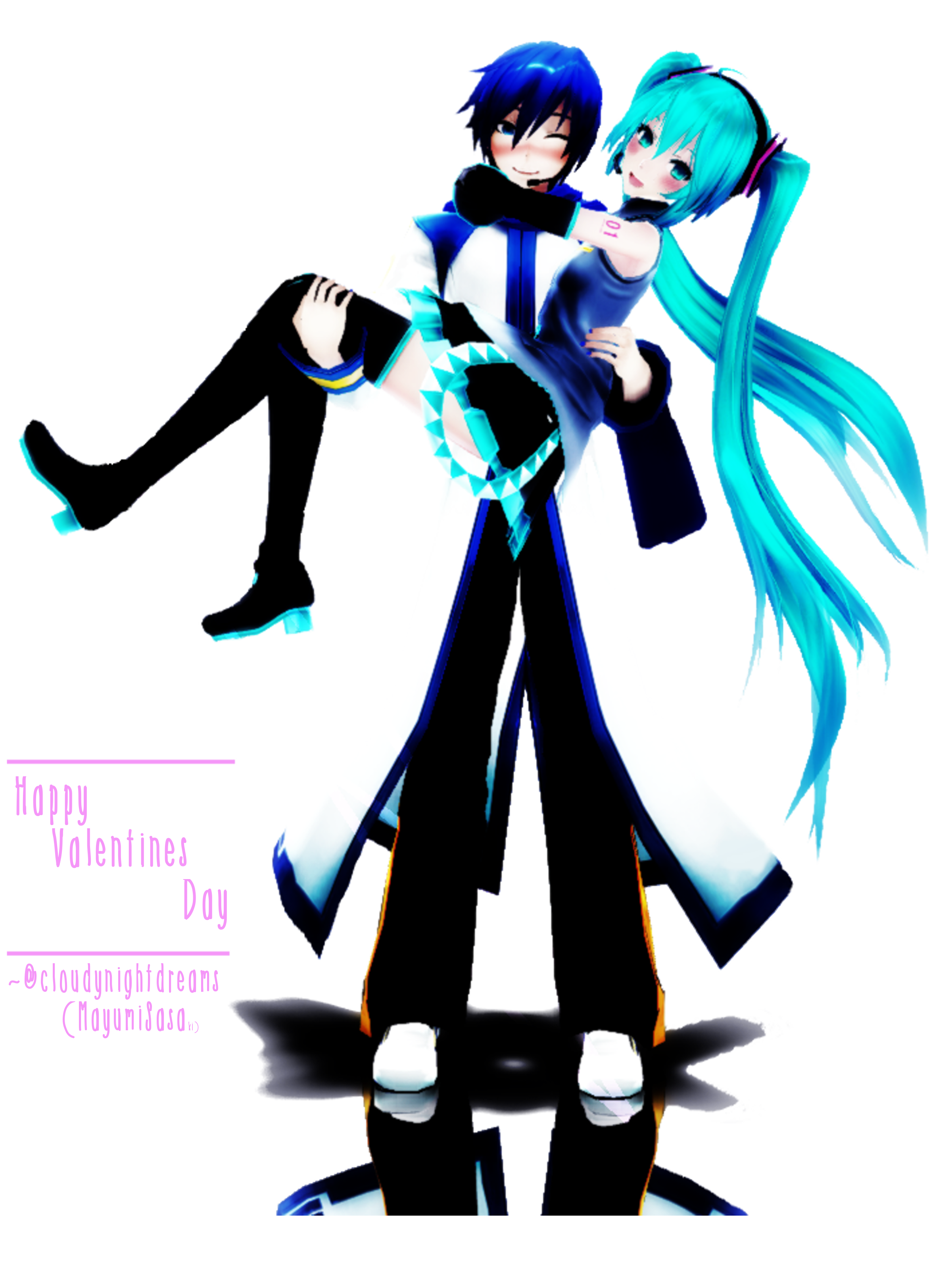 [MMD] Happy Valentines Day! || Kaito x Miku