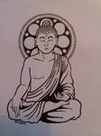 Buddha tattoo design by simonpark81