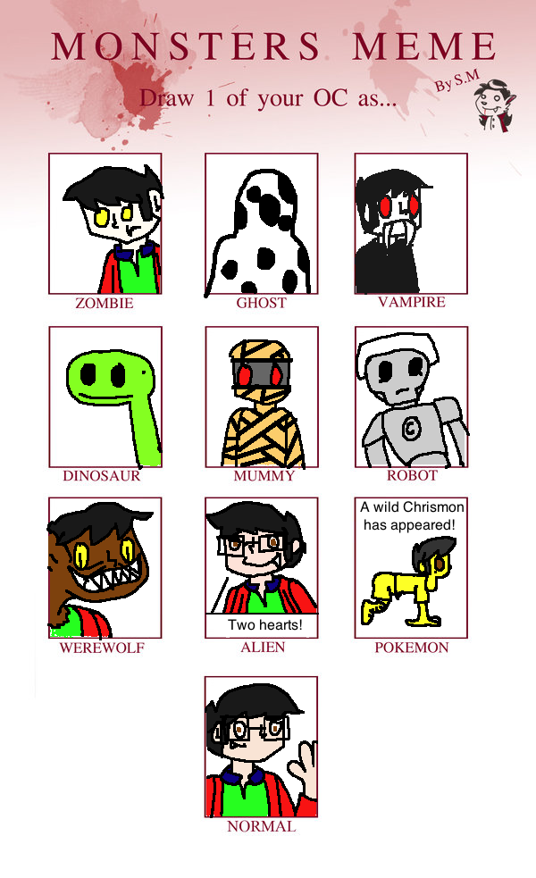 Meme Monster Code Monsters meme by ChrisTheBlue on DeviantArt