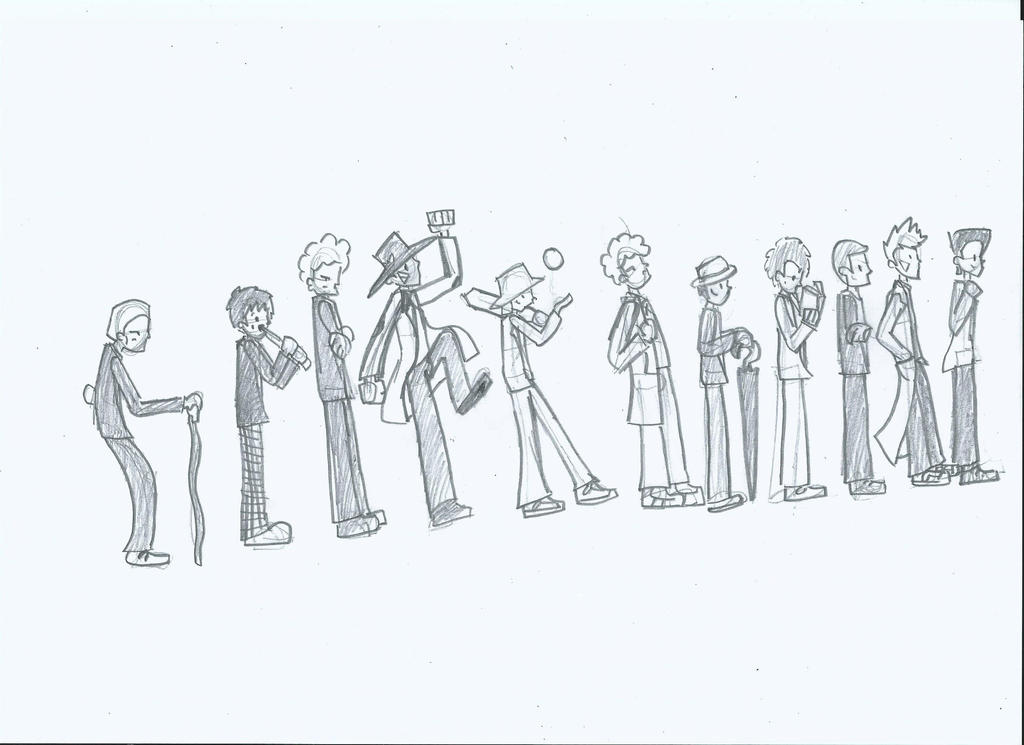 Evolution of the Doctor by ChrisTheBlue on DeviantArt