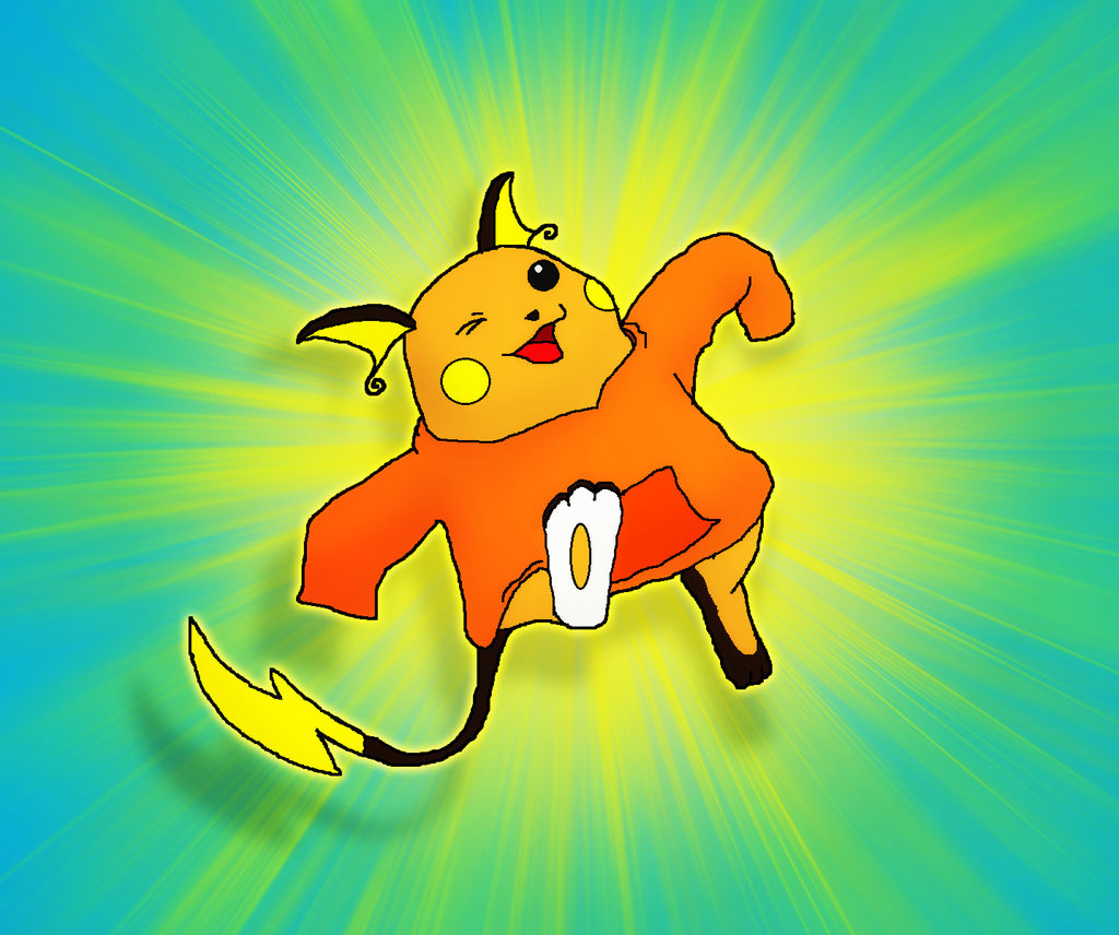 Orange Rachu Raichu in Orange by Benthos1 on DeviantArt