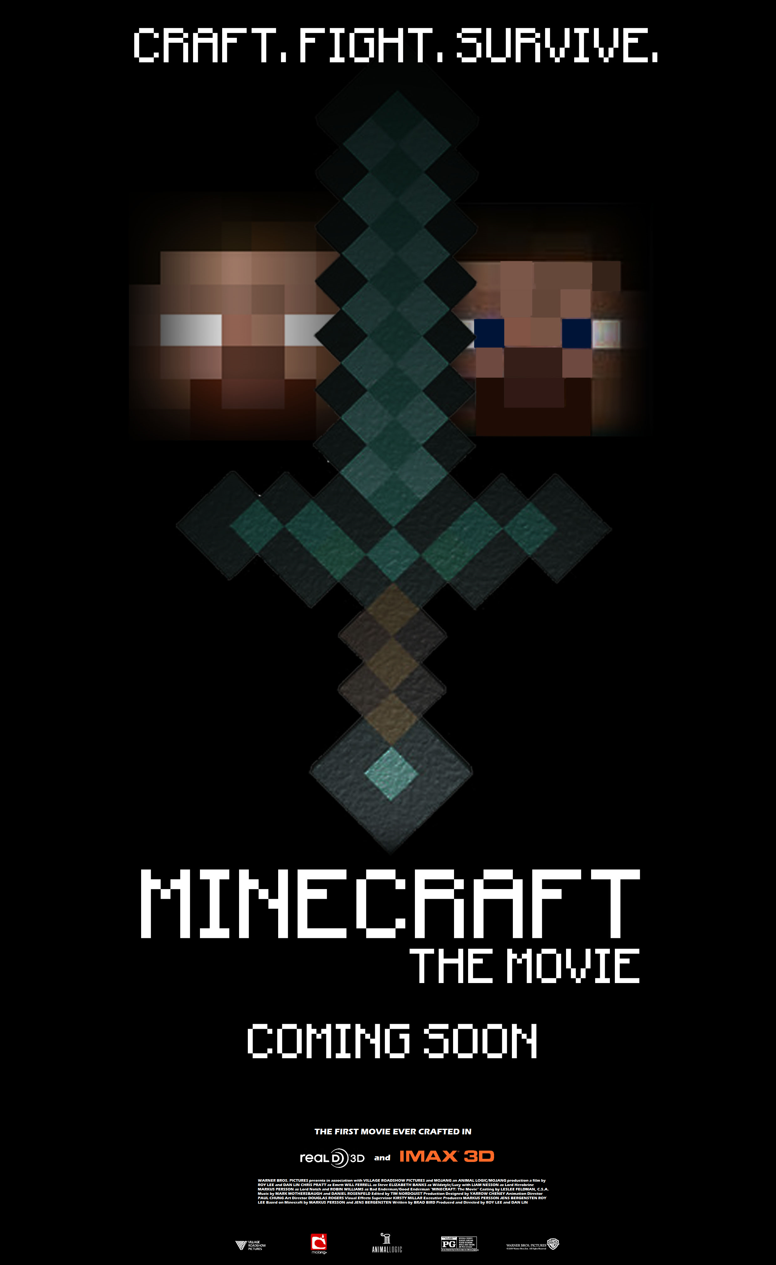 Minecraft: The Movie (2015) Poster by RealMovieMaker9000 on DeviantArt