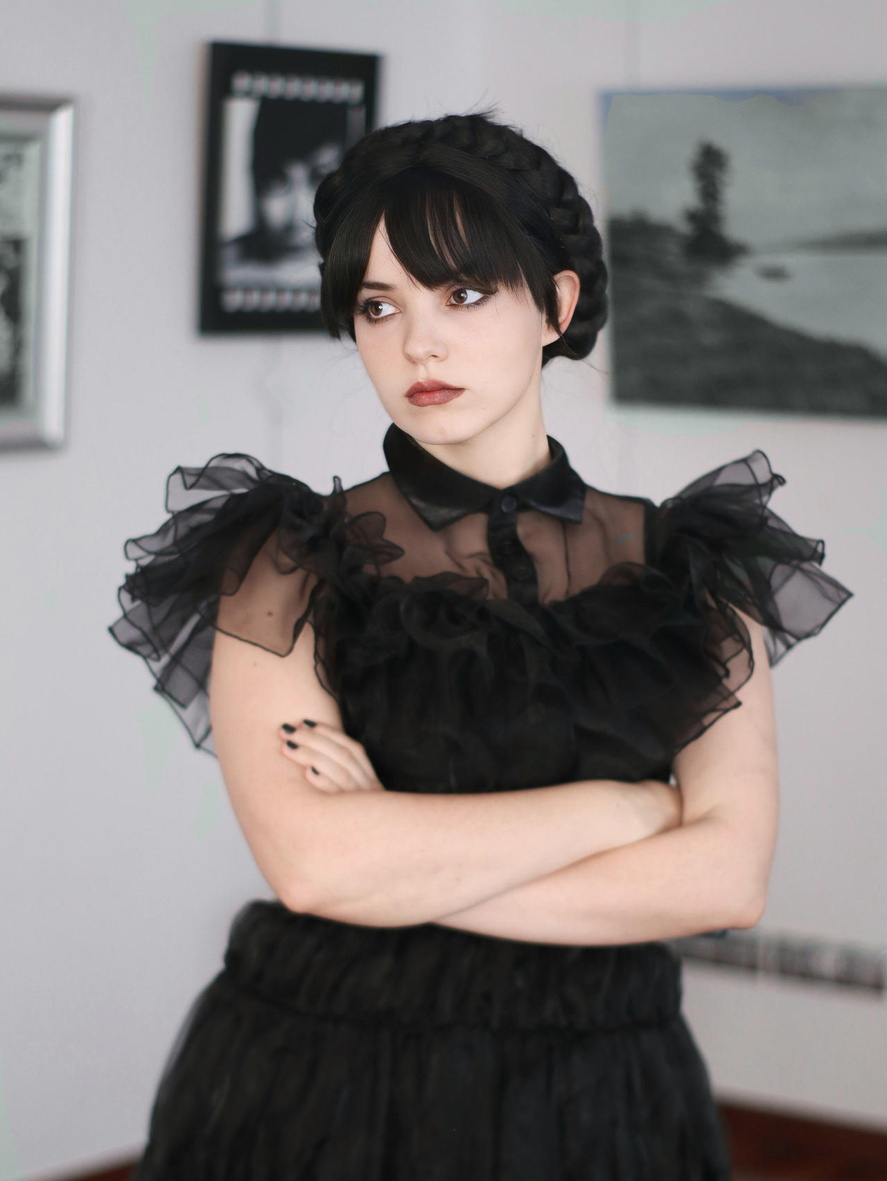 Wednesday Addams Cosplay From Wednesday Netflix By Shiroychigo On wednesday-addams-cosplay-from-wednesday-netflix-by-shiroychigo-on