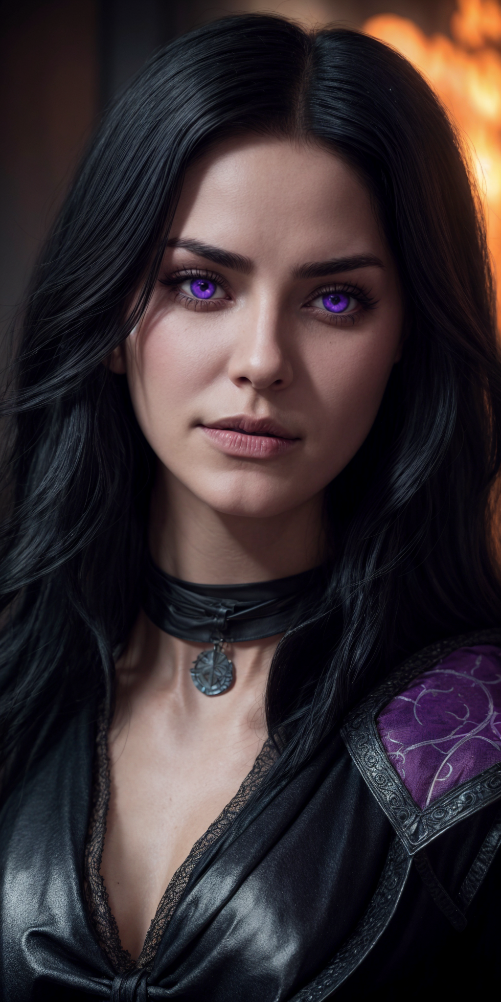 Yennefer of Vengerberg portrait by me. : r/witcher