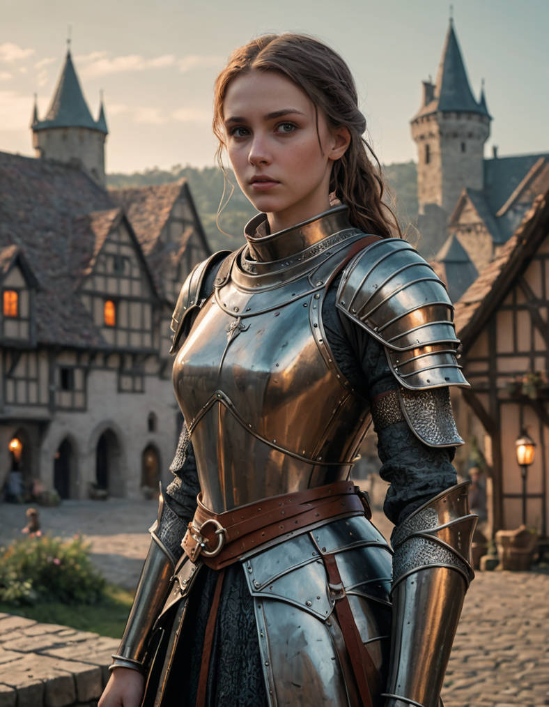 Medieval female Knight (1) by Penguih on DeviantArt