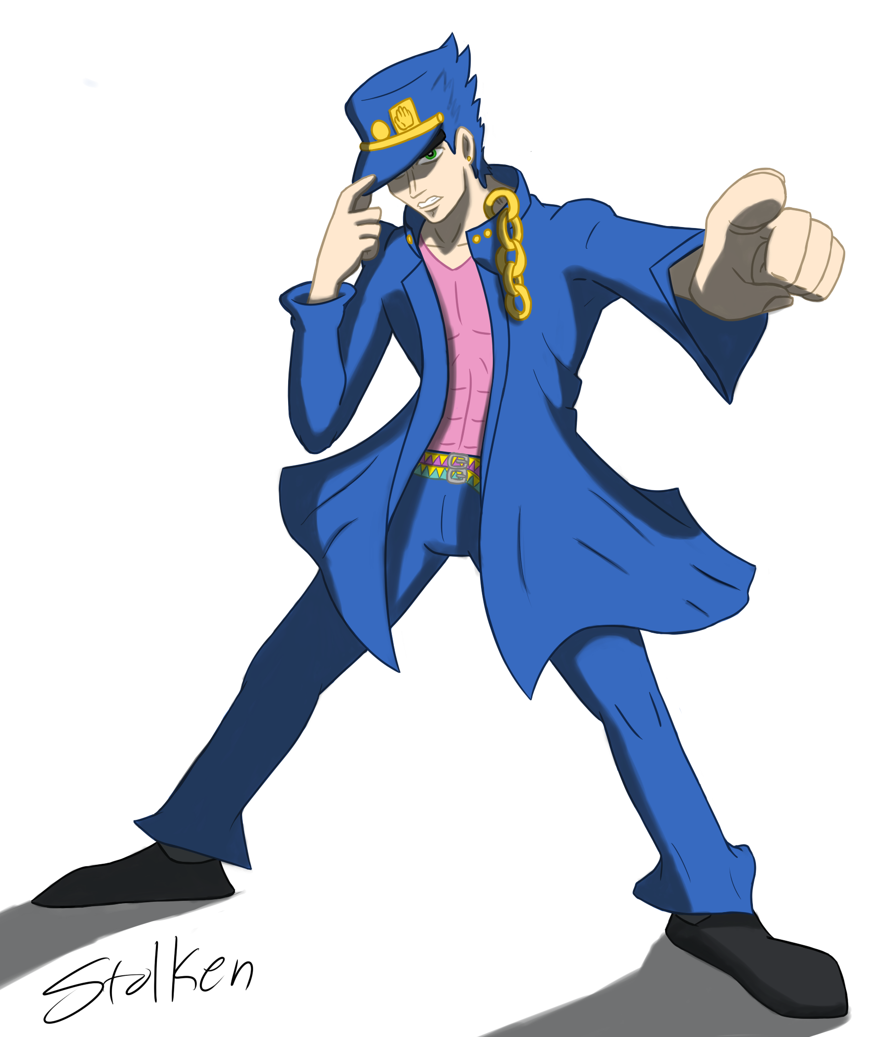 Jotaro's Stance No Background