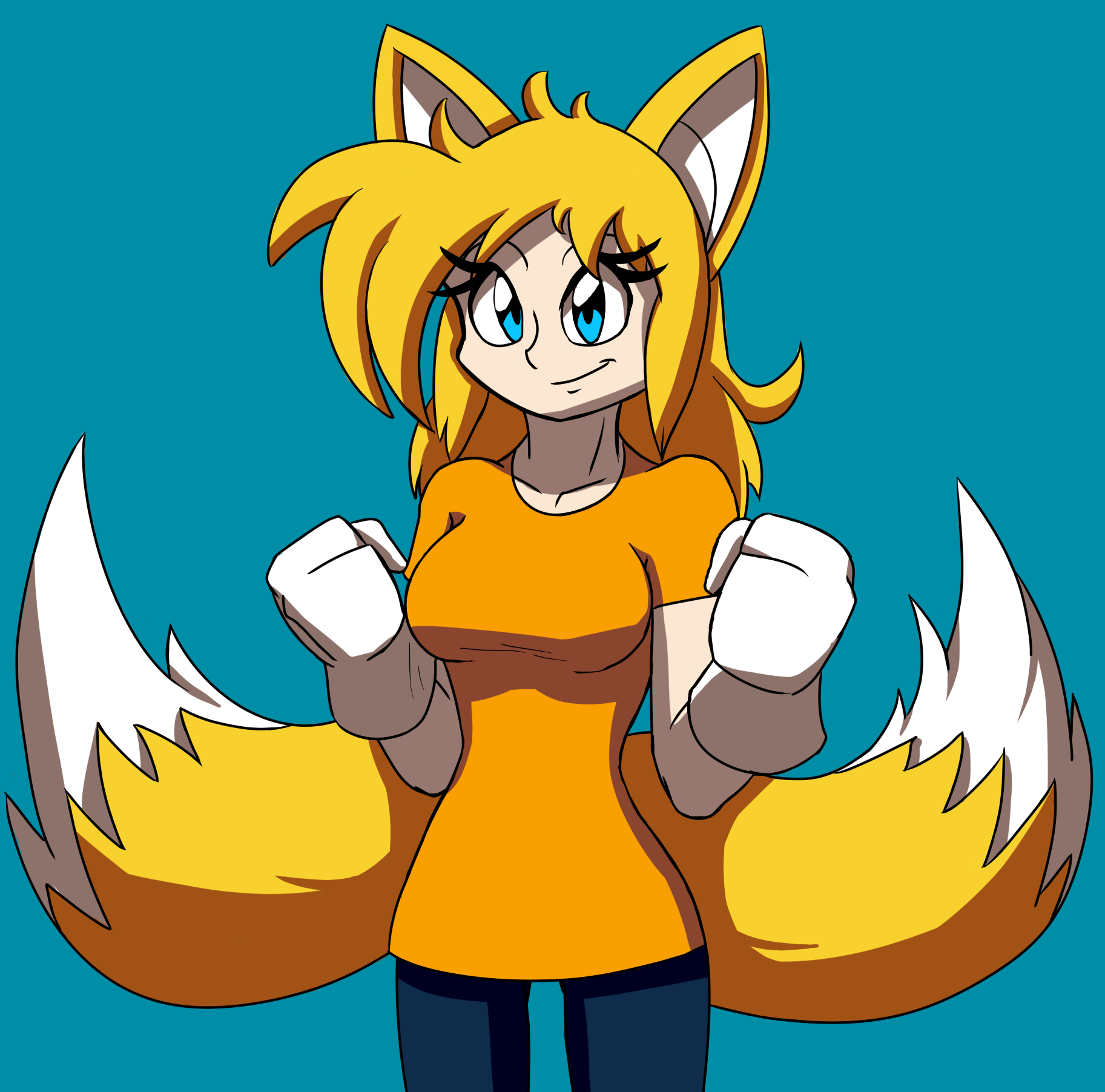 Tails She Tails Girl by Stolken on DeviantArt