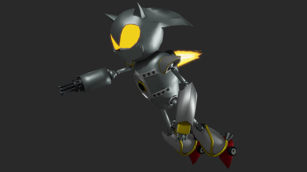 Silver Sonic Custom Model by diochi on DeviantArt