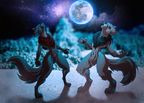 Howling to the Moon -commission-
