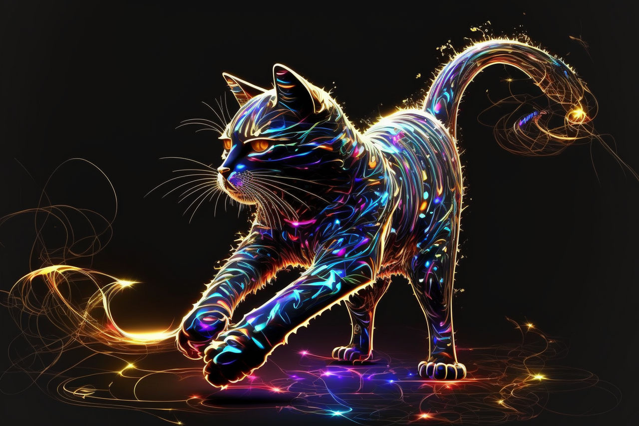 Disco Cat by VoidGift on DeviantArt