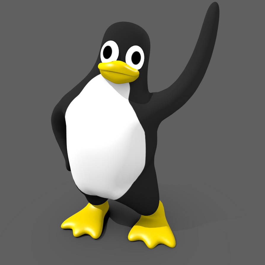 Linux Tux - 3D Model by WhovianBron3 on DeviantArt