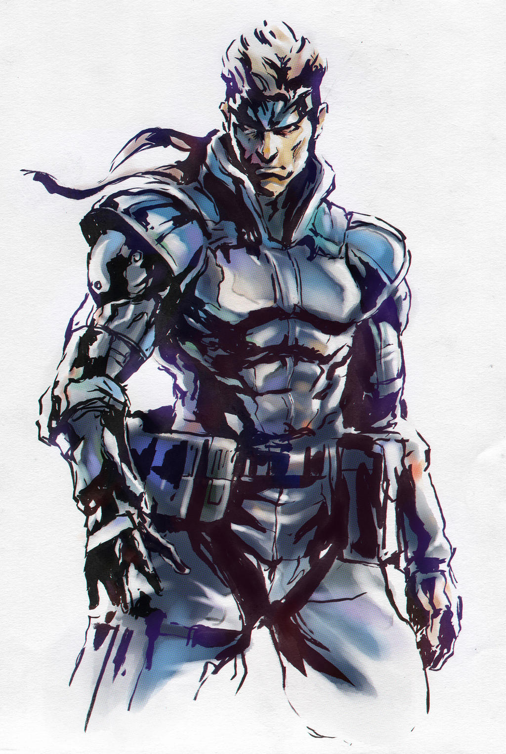 Metal Gear Solid. Solid Snake by IlyaBrovkin on DeviantArt