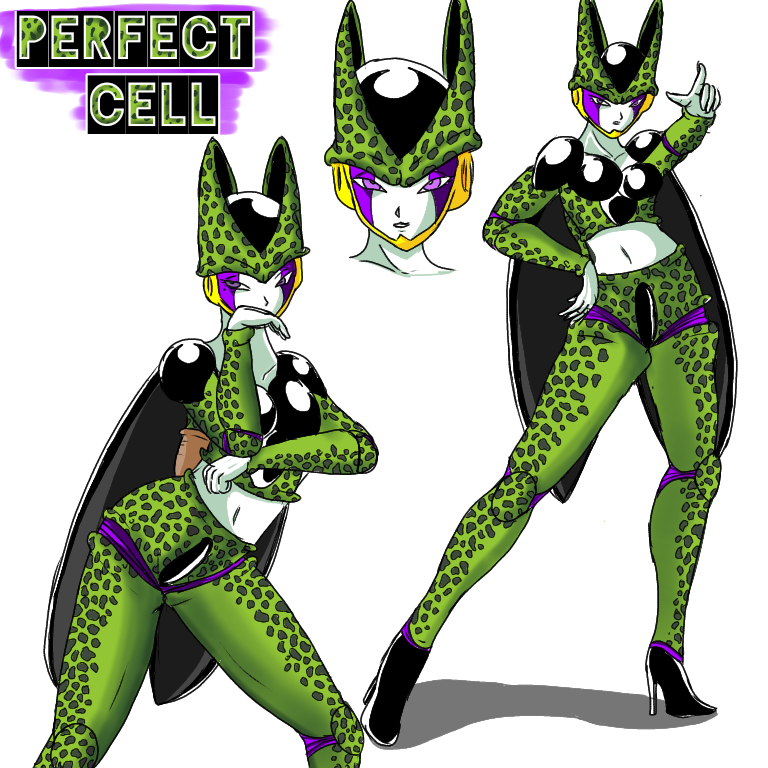 Female versions of perfect Cell by Artex-raito on DeviantArt