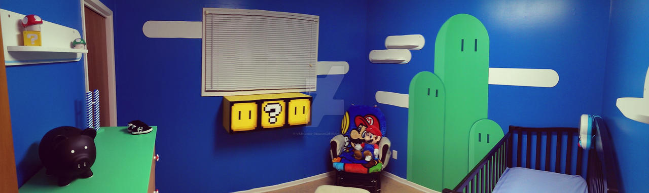 Super Mario World theme nursery