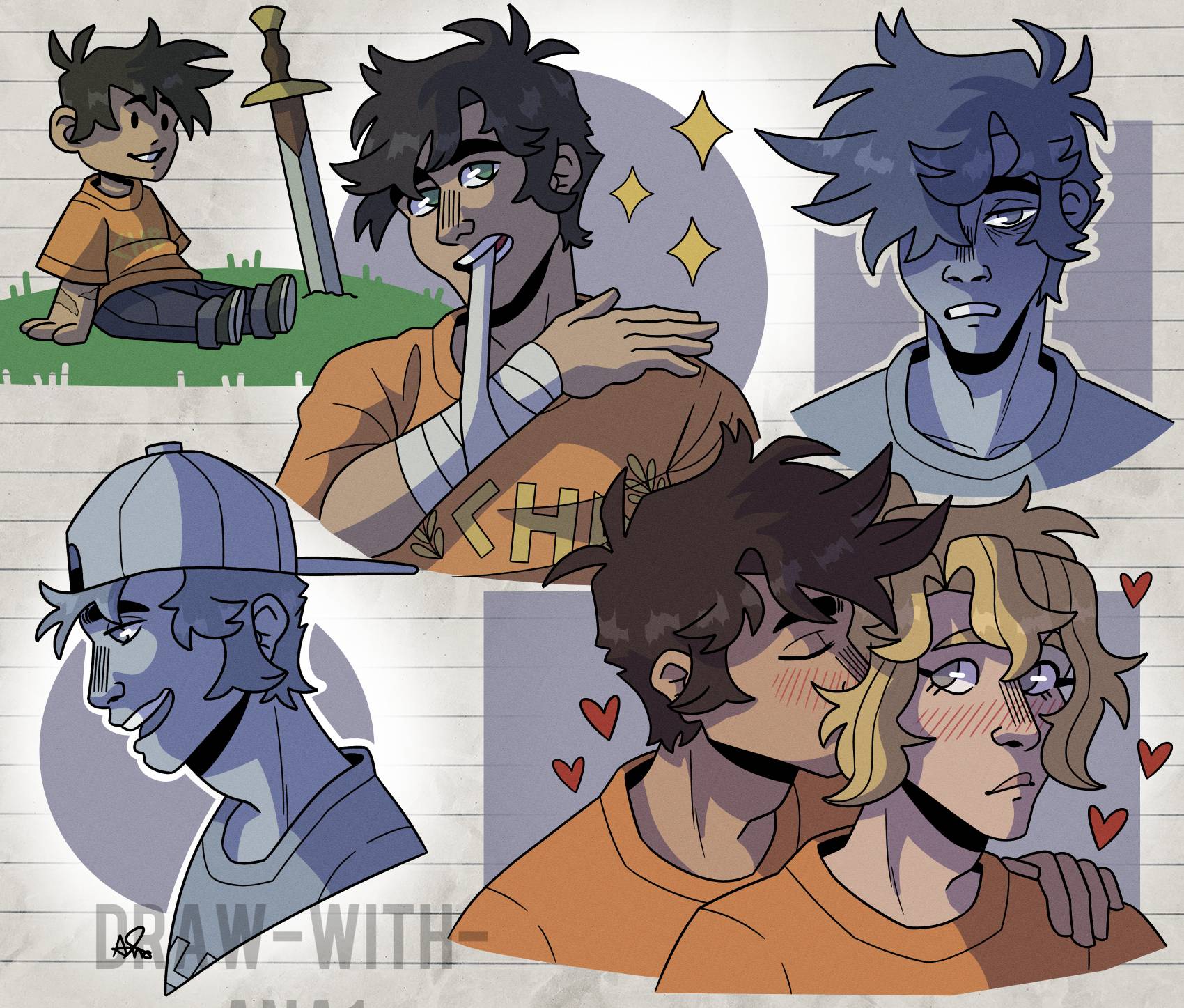 Percy Deviantart Percy Jackson drawings by draw-with-ana1 on DeviantArt
