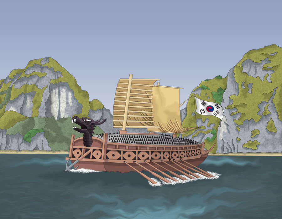 Korean Turtle Ship by Gouachevalier on DeviantArt