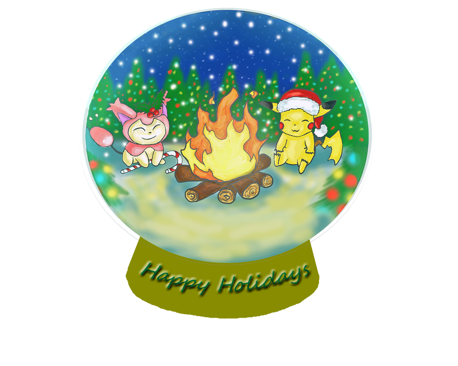 Pokemon Holiday by darkkairi on DeviantArt