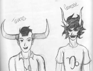 Tavros and Gamzee