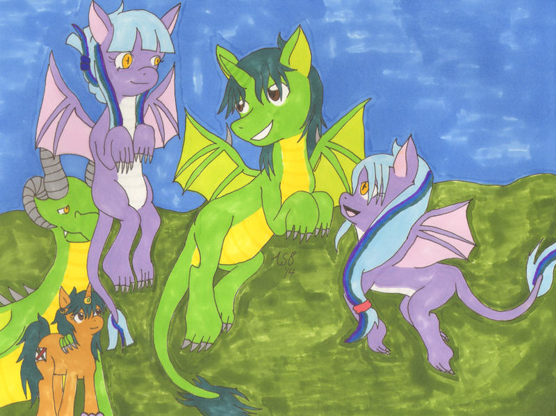 Ponydragon Children (colored)