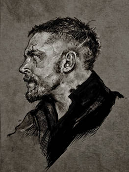 Tom Hardy from Taboo