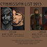 dA Commissions 2013