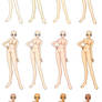 Sailor Senshi Skin Color Bases