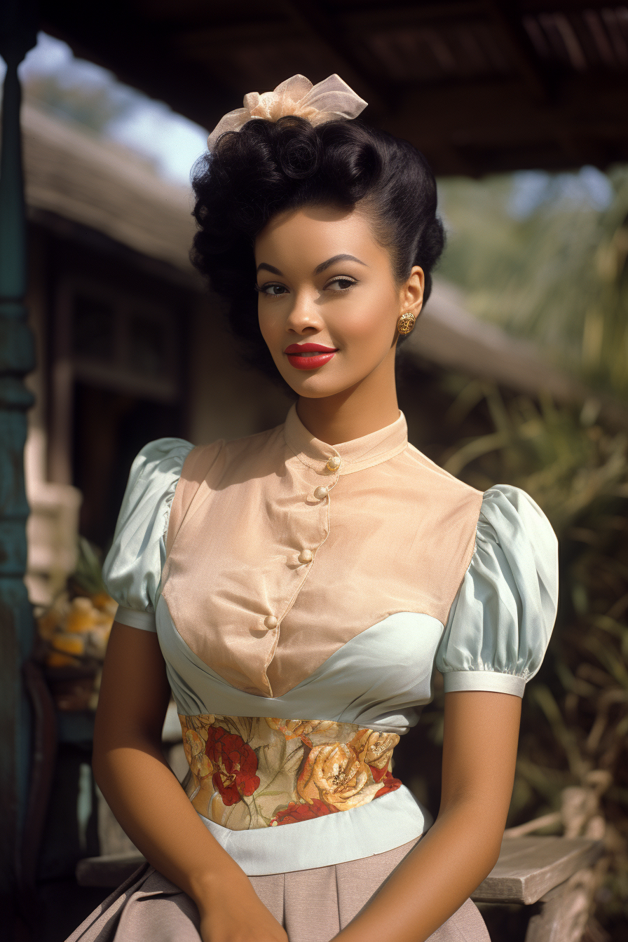 Riri plays it conservative in Stepford today... by GlamourDaydreams on ...