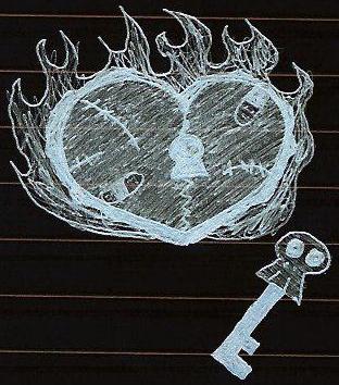 Beat Up Heart AND Skull Key