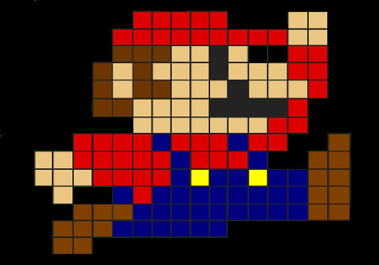 Mario 36 Bit 18 bit Mario by parafreak71 on DeviantArt