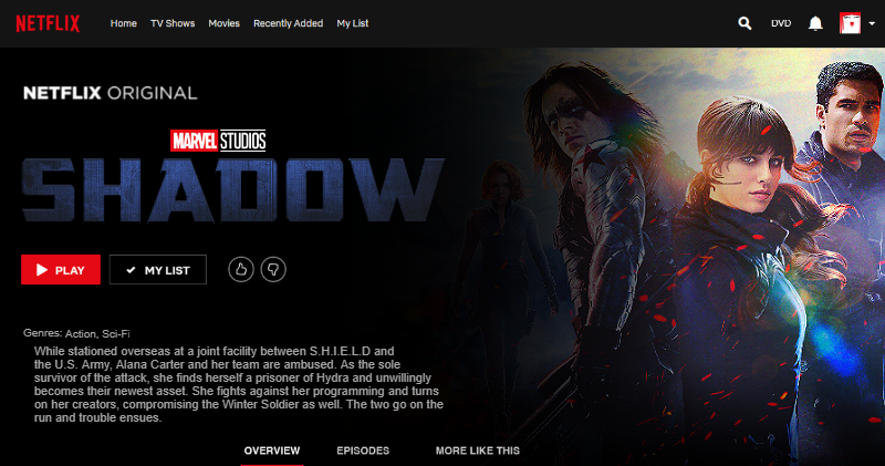 Shadow Netflix Shadow| Netflix Graphic (2) by rey-of-sunshine on DeviantArt