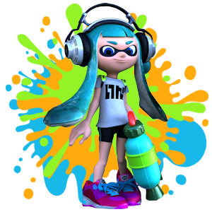 Blue Inkling Girl Avatar [Splatoon]