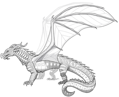 Sandwing Patterns IceWing SandWing Hybrid by DrachenHybride on DeviantArt