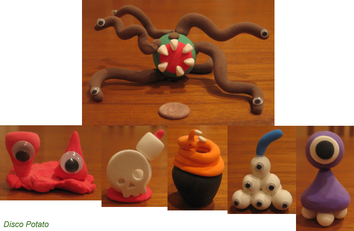 Cheesy Model Magic Monsters by DiscoPotato on DeviantArt