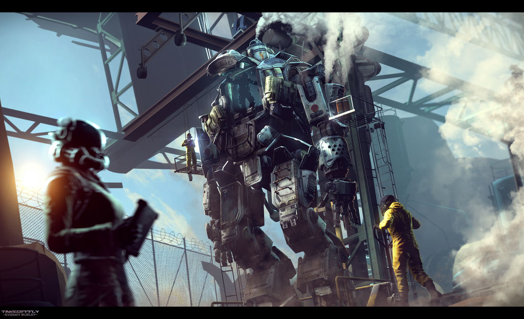 Мир технологий видеоигр. Titanfall 2 пилоты арт. Роботы титанфол. Titanfall роботы.