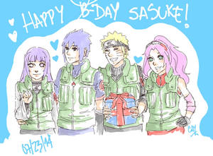 Happy birthday Sasukee e eee ee ee