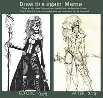 Before-After Meme: Black Calla