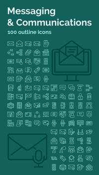 Messaging and Communications Icon Pack