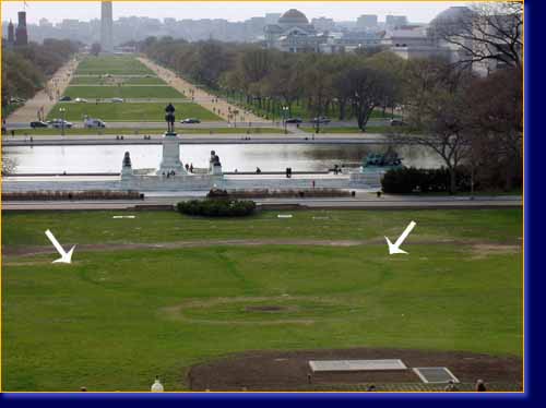 Peace Symbol at US Capitol