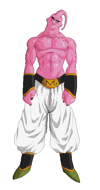 Majin Buu Render/Extraction PNG by TattyDesigns on DeviantArt