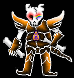 ChasmaCrocuta (Undertale OC) Genocide form